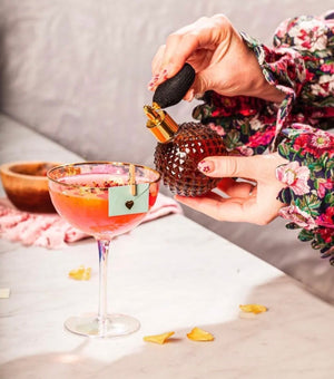 Love Letters: A Valentine’s Day Cocktail with Bitters, Vodka, and Rose Cordial