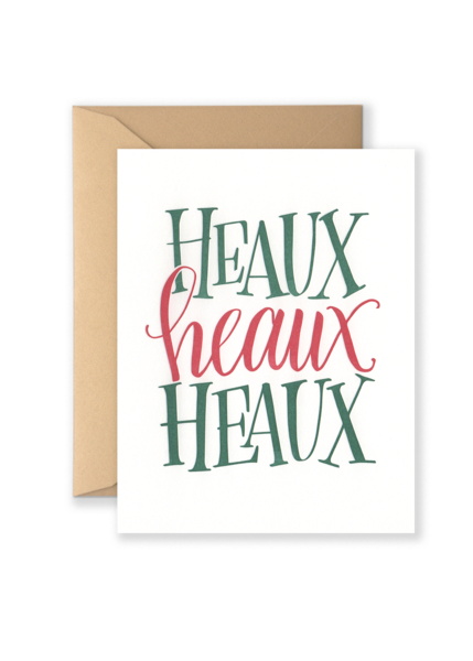 El Guapo Heaux Heaux Heaux holiday greeting card.
