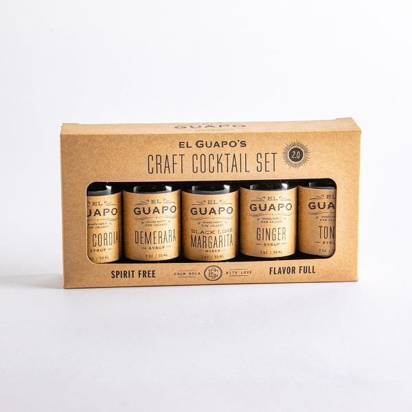 El Guapo Creole cocktail gift box kit version 2 front.