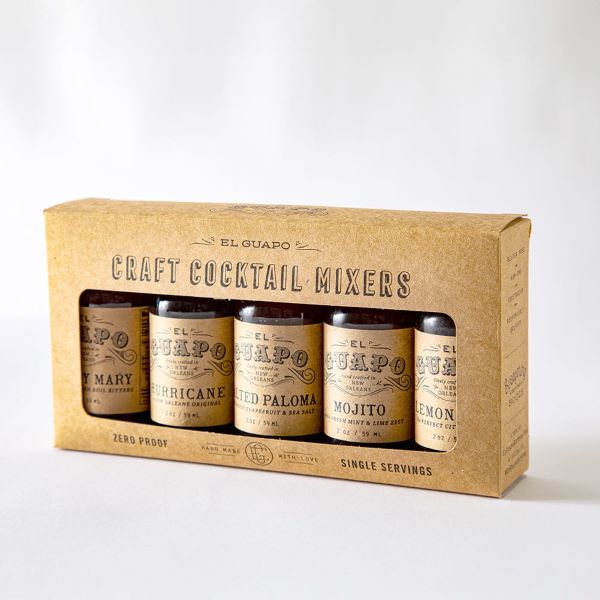 El Guapo handcrafted cocktail gift set and mixer kit.