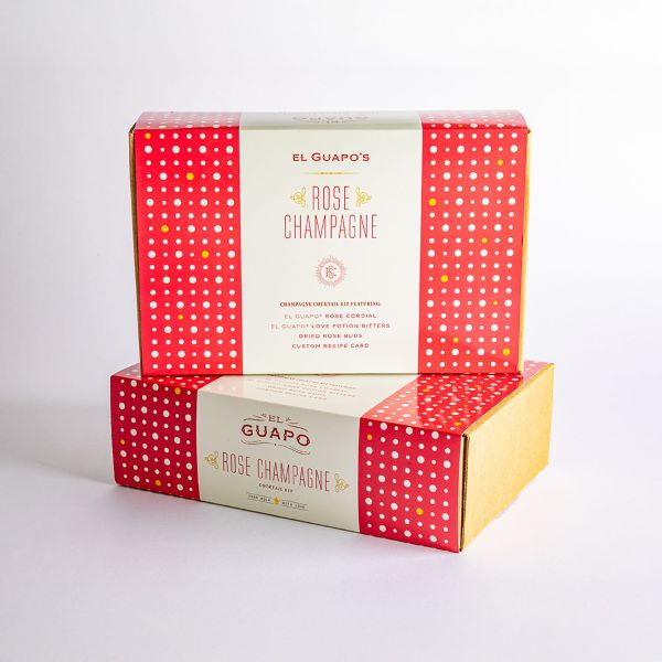 El Guapo Rosé Champagne Cocktail Kit gift box