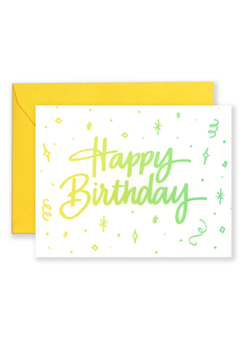 Lionheart Prints Happy Birthday card