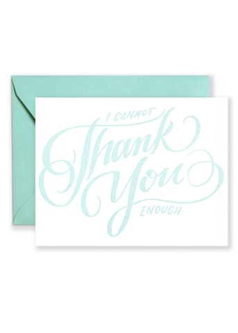 Lionheart Prints Thank You card