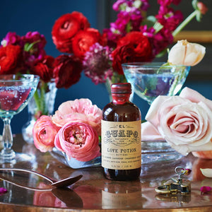 Floral Gin & Tonic with El Guapo Love Potion Bitters