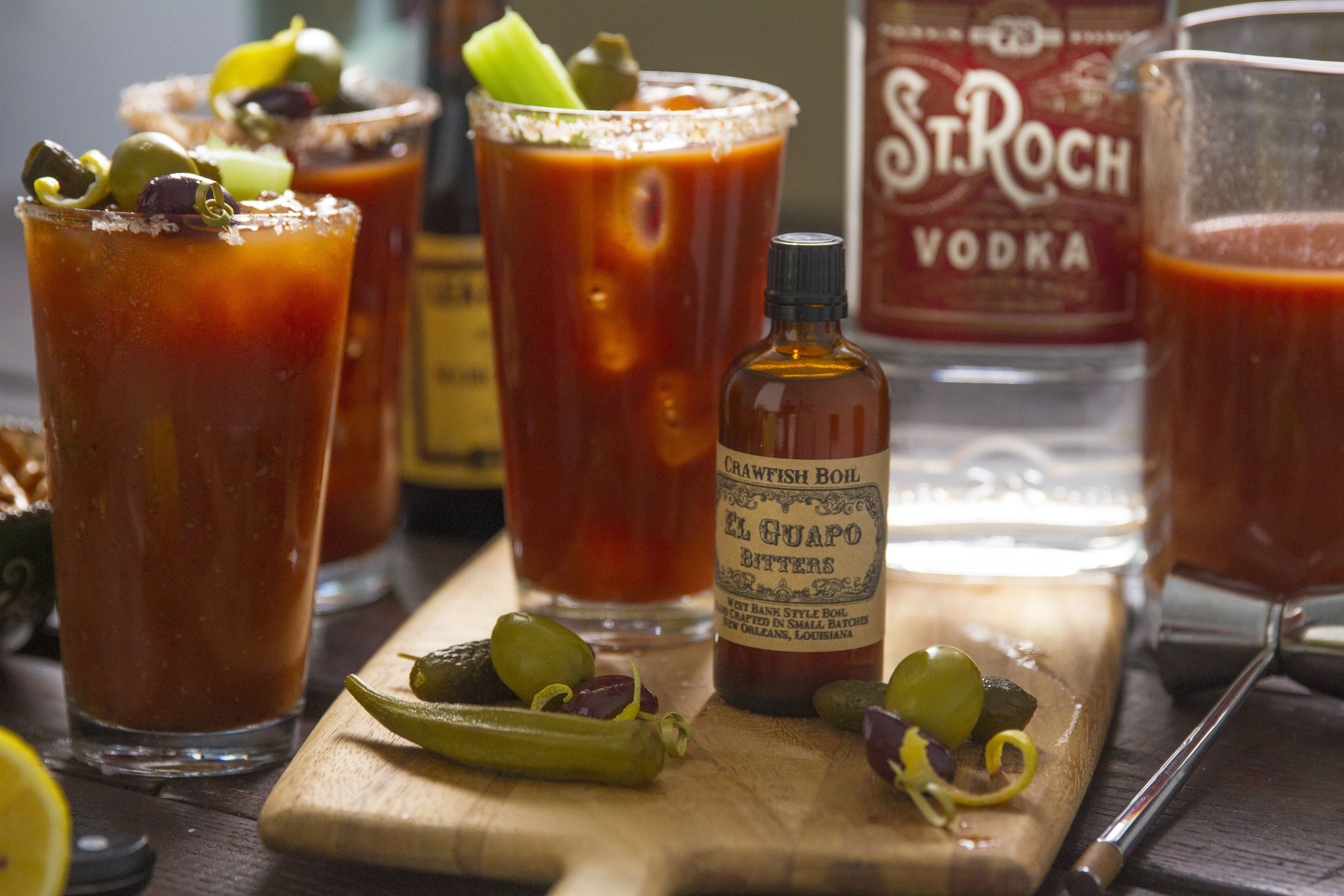 Carnival Bloody Mary New Orleans Recipe | El Guapo Bitters