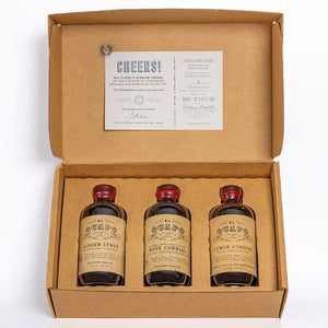 El Guapo Build Your Own Syrup bundle kit custom cocktail mixer gift set.
