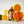Bottle of small El Guapo Tonic with sliced oranges and limes on a light background