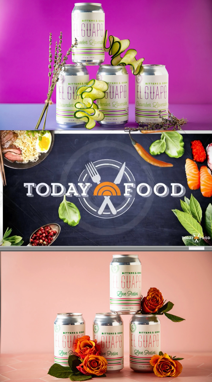July 2025 Today Show Segment - Bitters and Soda demo with Craig Melvin and Elena Besser